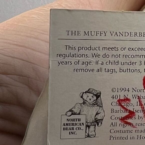 Vintage 1994 Muffy Vanderbear "One Minuet More" nwt - Picture 6 of 7